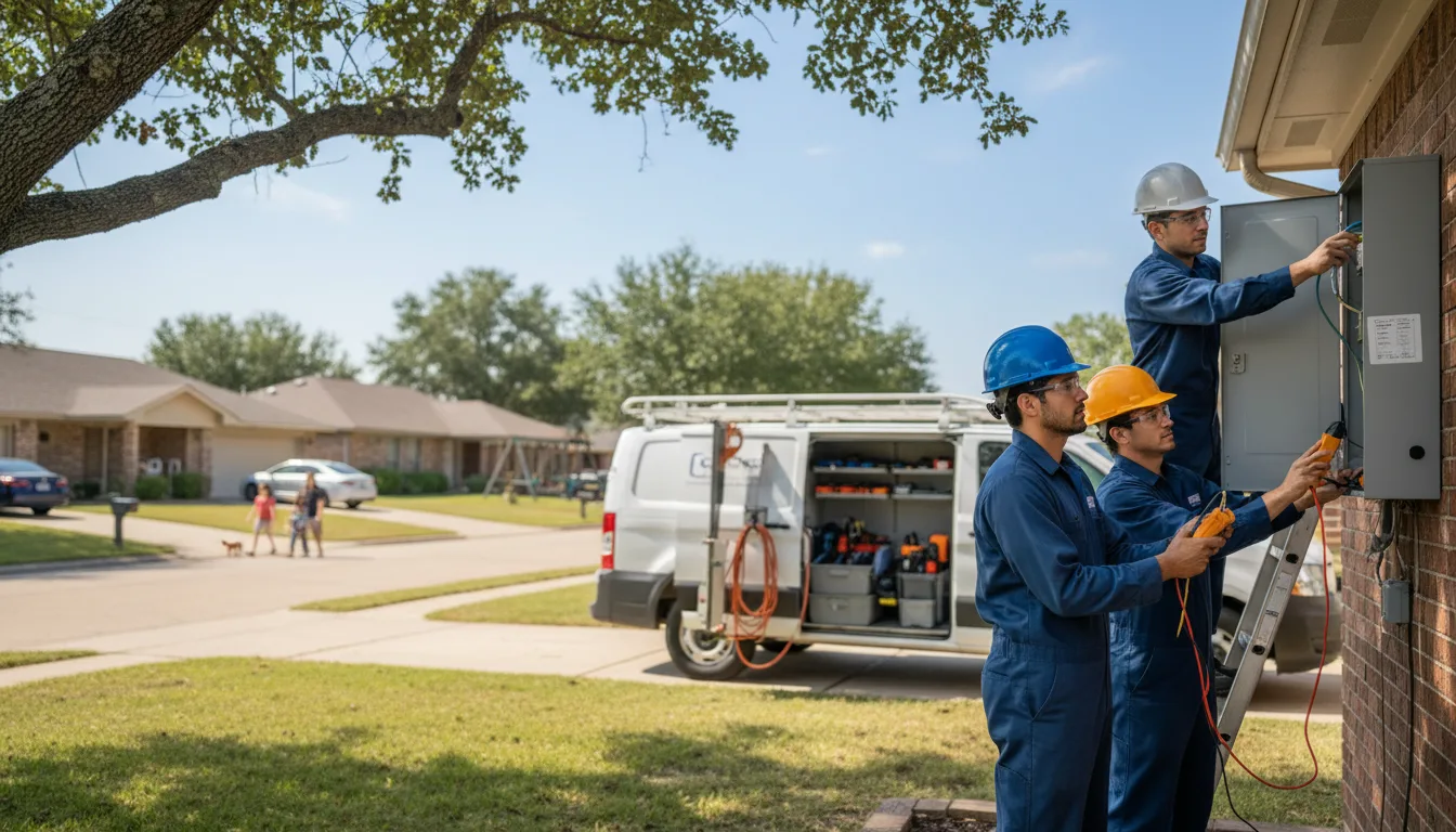 Certified electrician providing emergency electrical services in Medway, ME